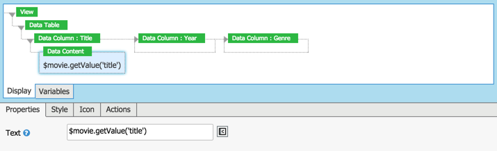 Data Table
